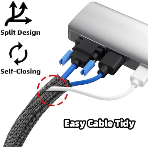 Vue 2 de Gaine Cable Informatique Metre