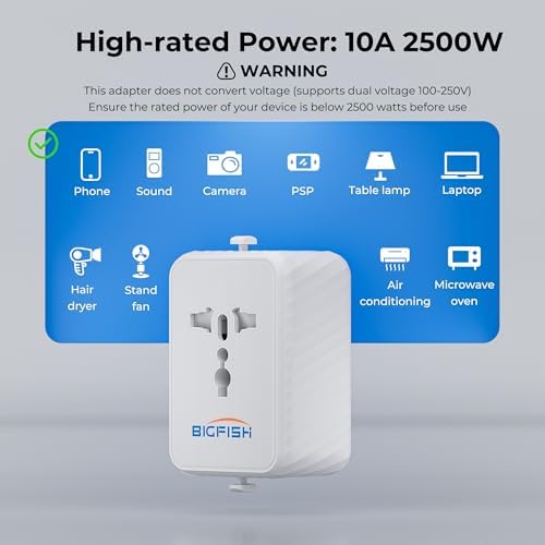 Vue 7 de Bigfish Adaptateur Prise Universelle