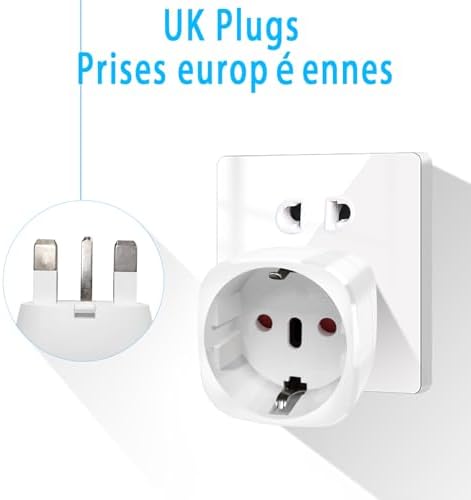 Vue 2 de Pieces Adaptateur Prise Anglaise