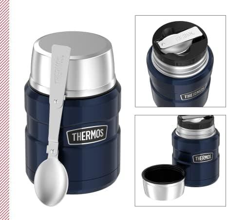 Vue 2 de Thermos King Portealiments Inox