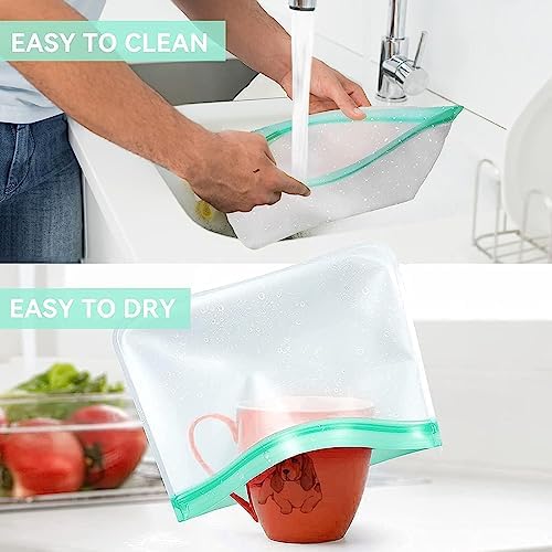 Vue 7 de Sacs Nourriture En Silicone