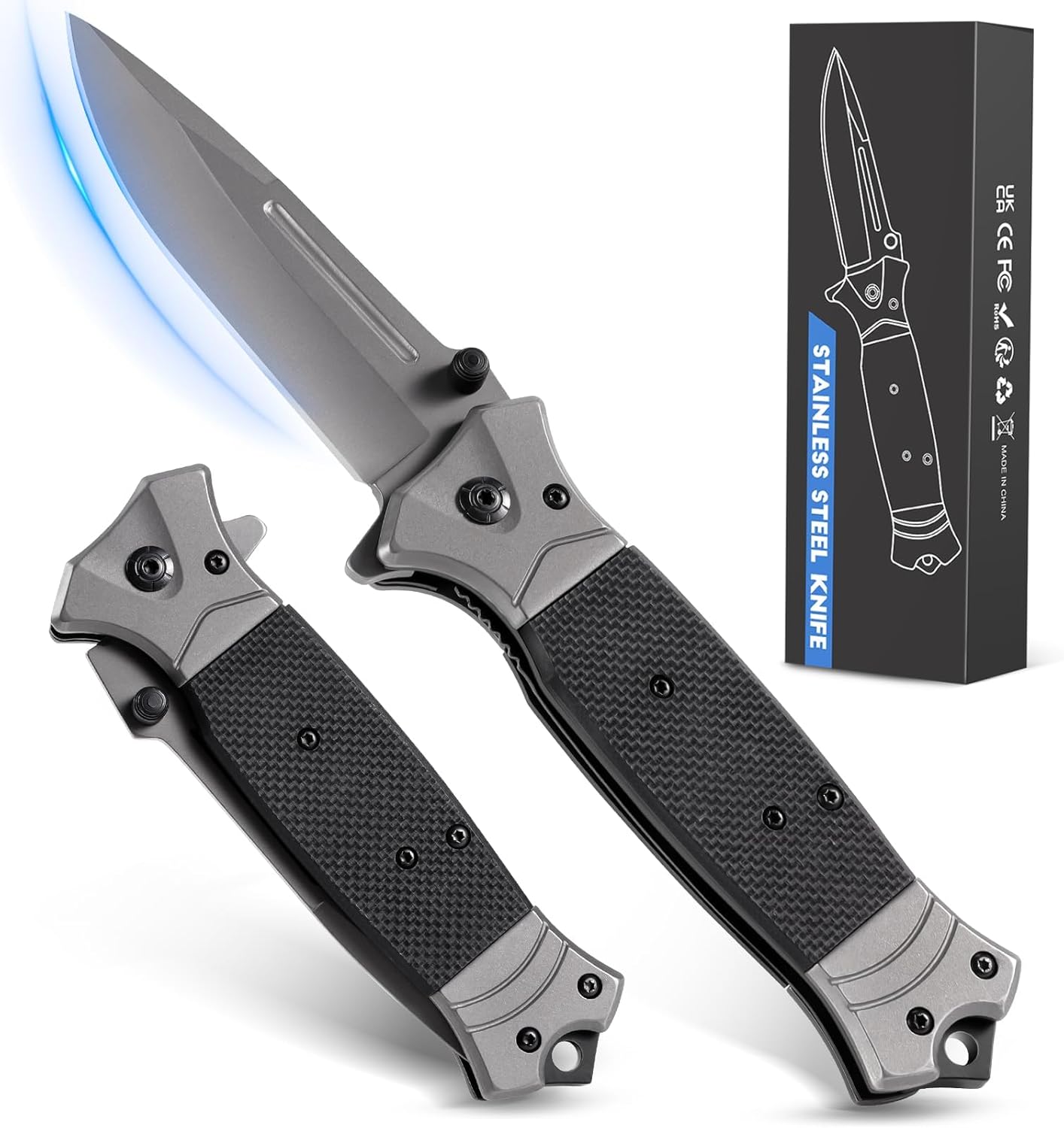 Rolgno Edc Couteau Pliant