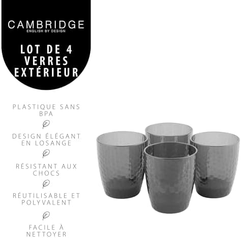Vue 2 de Cambridge Lot de Verre
