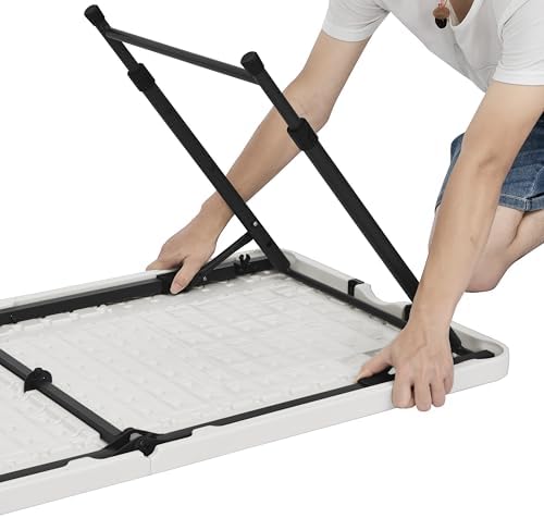 Vue 6 de Amazon Basics Table Pliante