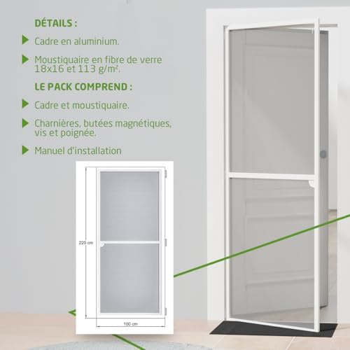 Vue 4 de Amig Moustiquaire Pour Porte
