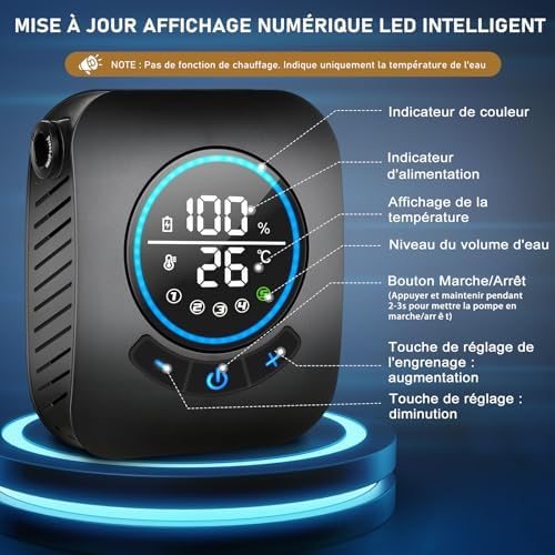 Vue 3 de Spopal Douche Campingdouche Portablekit