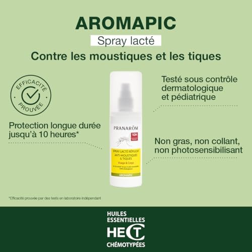 Vue 3 de Pranarom Aromapic Spray Lacte