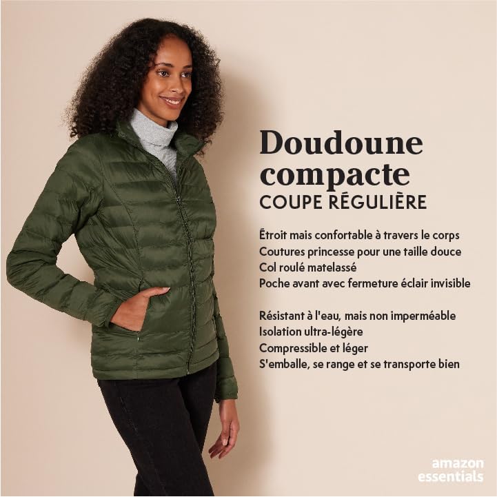 Vue 2 de Doudoune Compacte Legere