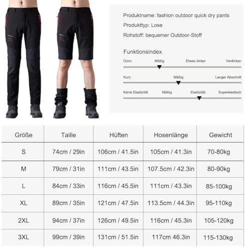 Vue 6 de Pantalon De Trekking Homme