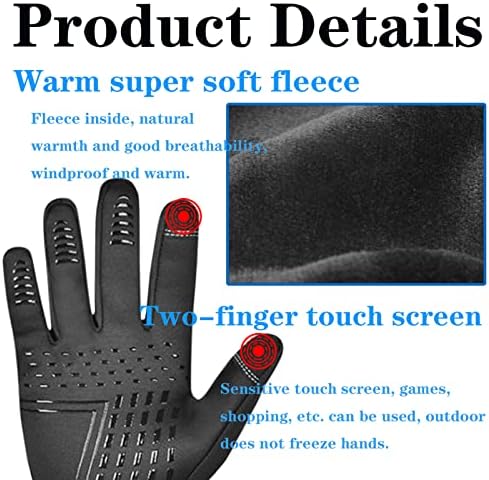 Vue 3 de Gants Velo Hiver Gants