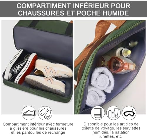 Vue 3 de Sac De Weekend Homme