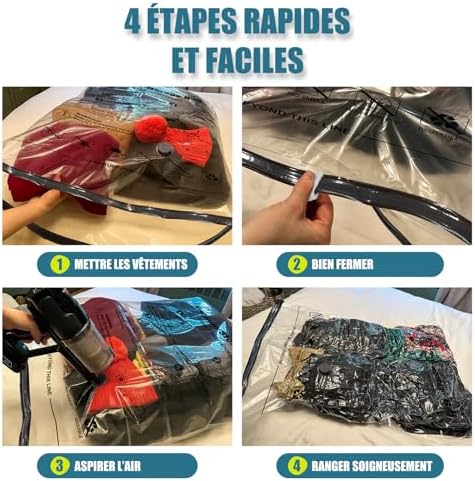 Vue 6 de Sac Sous Vide Vetement
