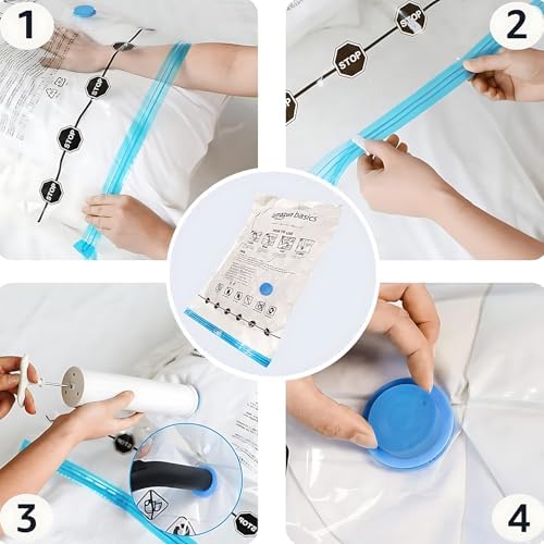 Vue 3 de Sac Rangement Sous Vide