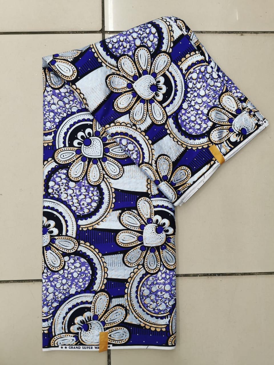 African Wax Print Fabric (Ankara) from Ghana