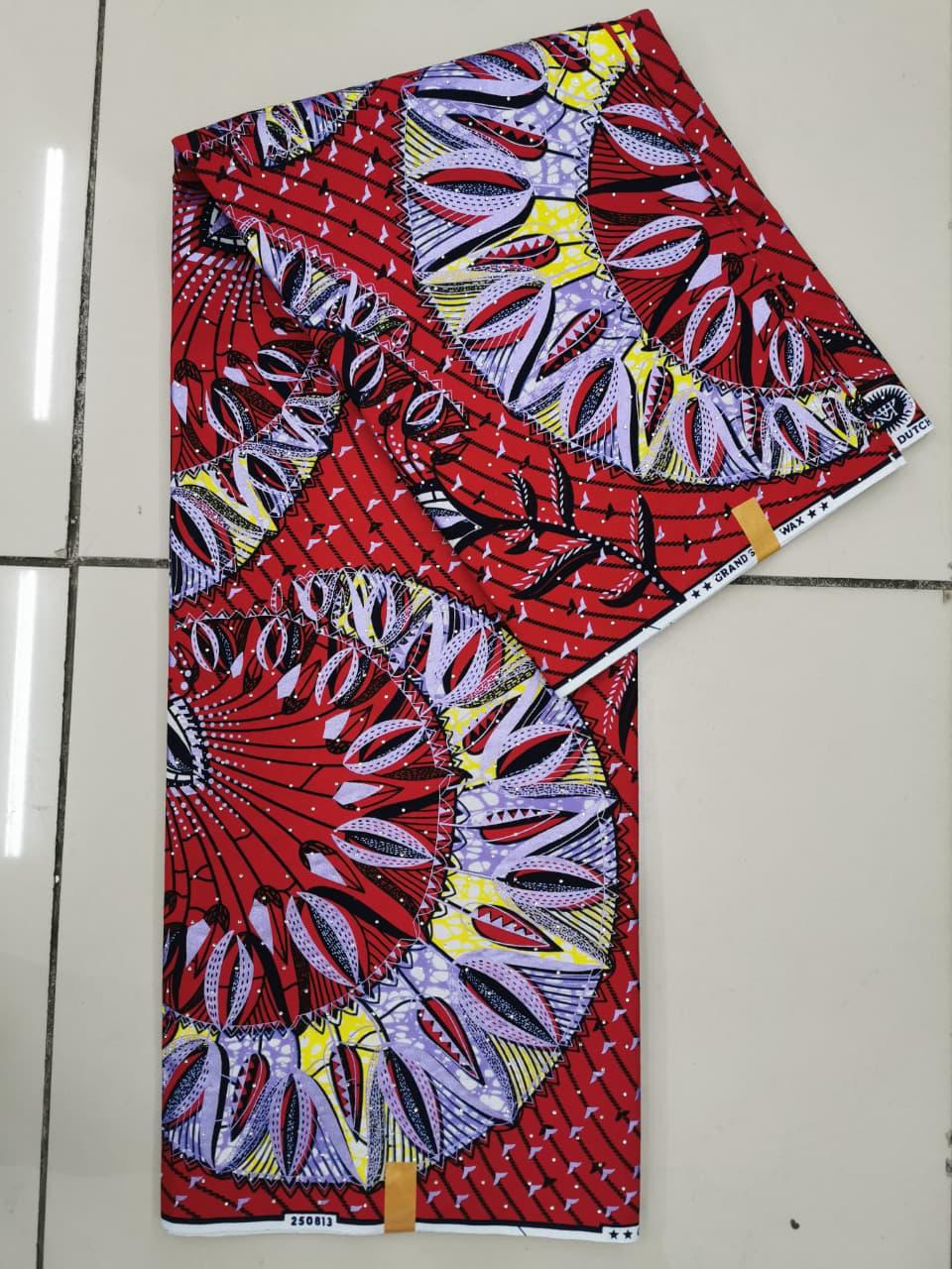 African Wax Print Fabric (Ankara) from Ghana hover
