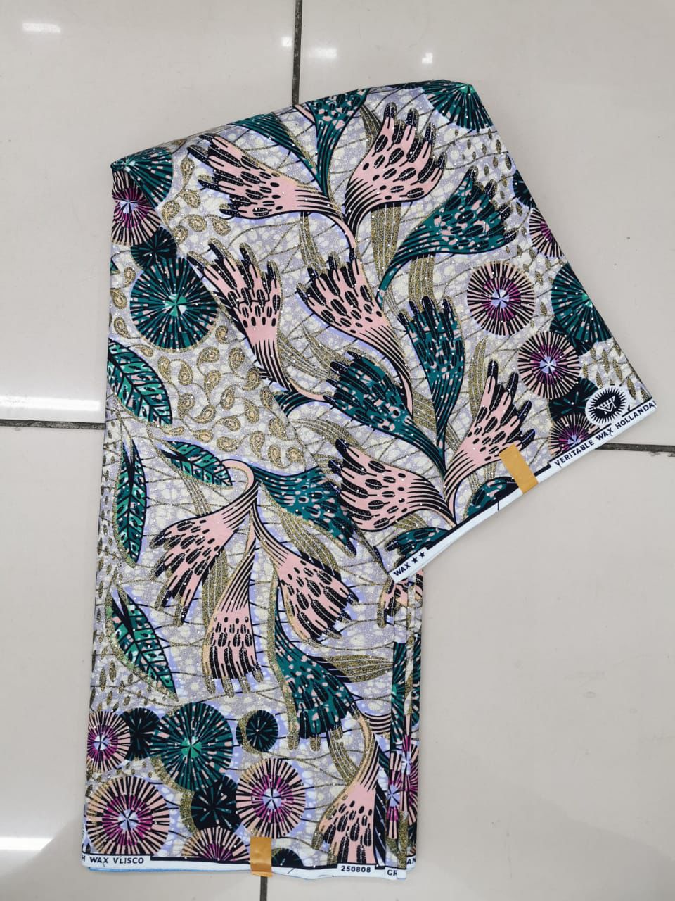 African Wax Print Fabric (Ankara) from Ghana view 6