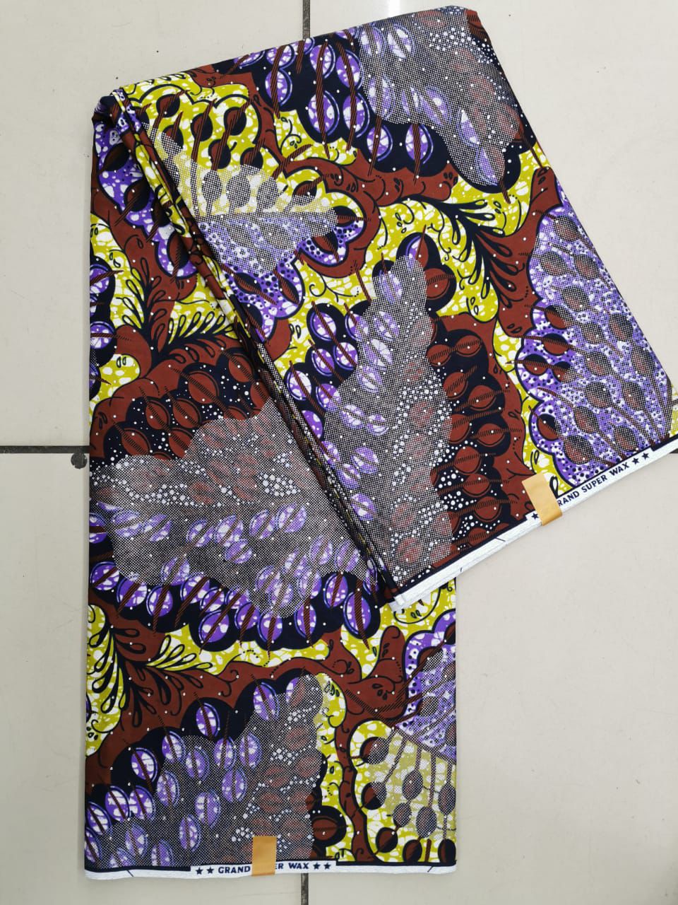 African Wax Print Fabric (Ankara) from Ghana view 9