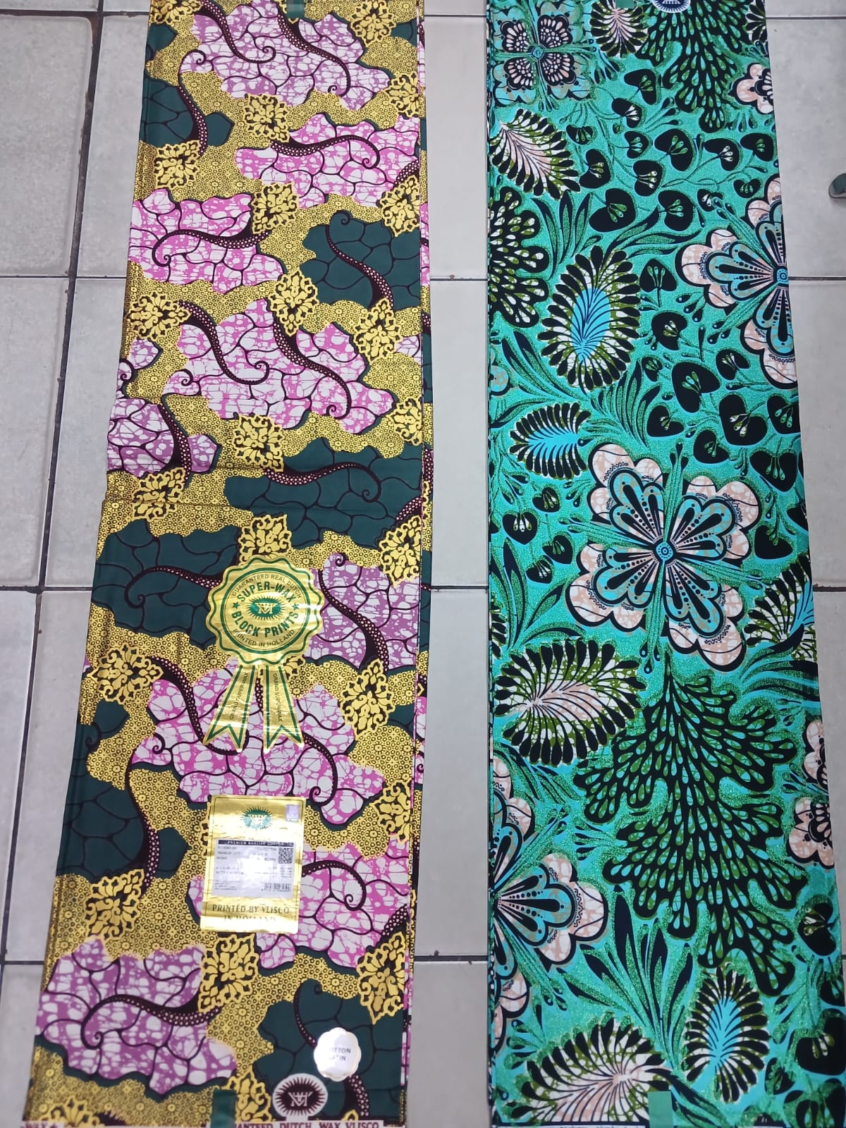 African Wax Print Fabric (Ankara) from Ghana view 10