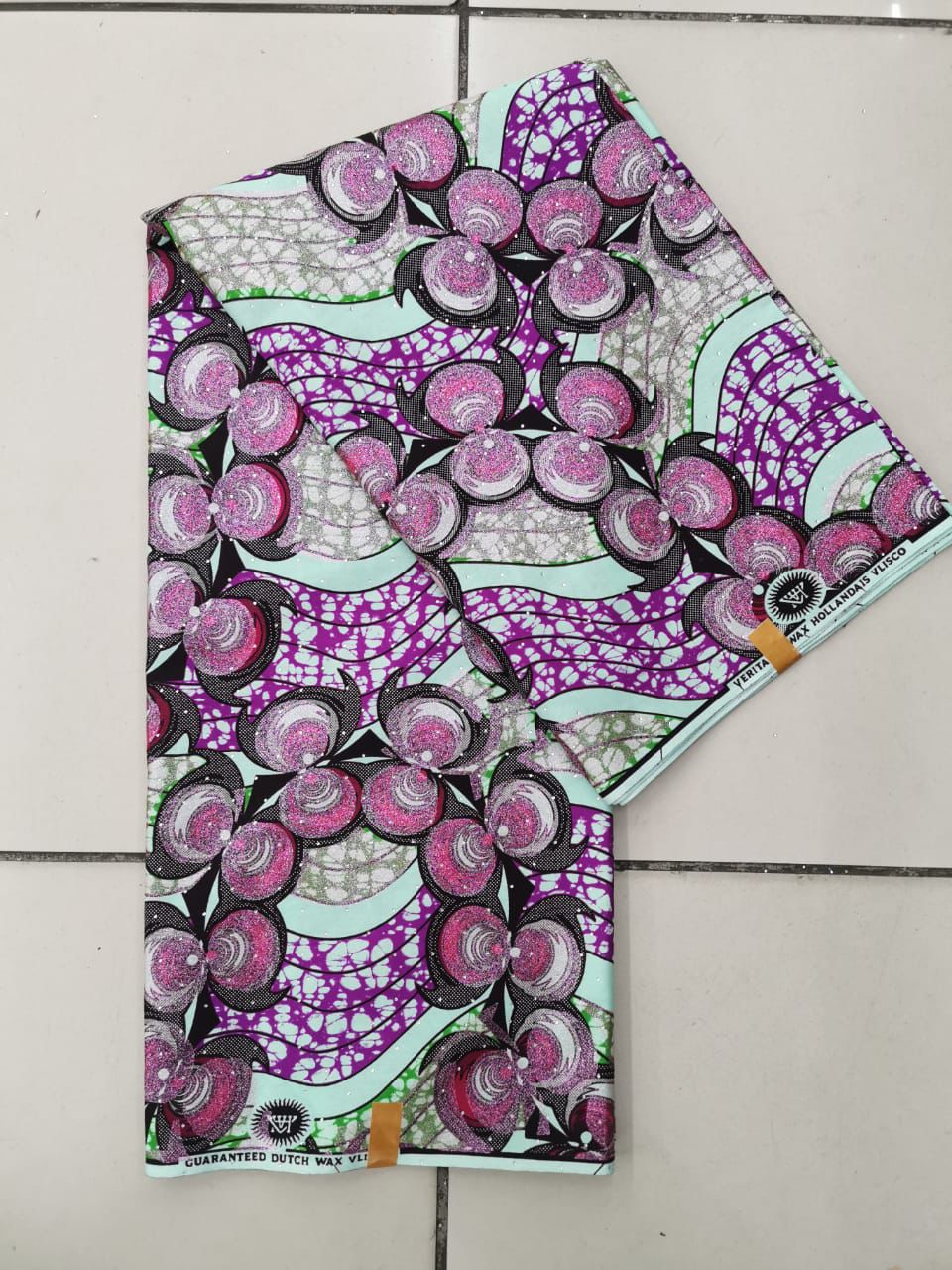 African Wax Print Fabric (Ankara) from Ghana view 11