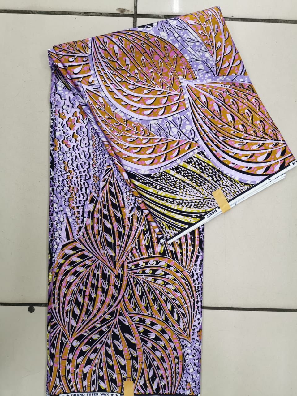 African Wax Print Fabric (Ankara) from Ghana view 22