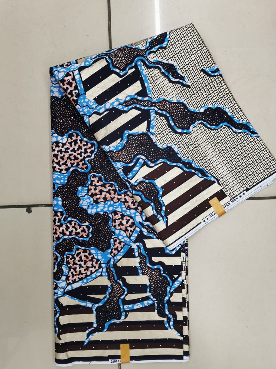 African Wax Print Fabric (Ankara) from Ghana view 20