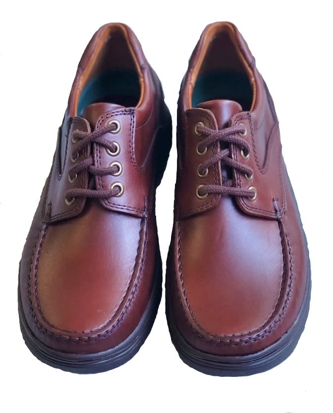 Zapato Cuero Engrasado Acordonado