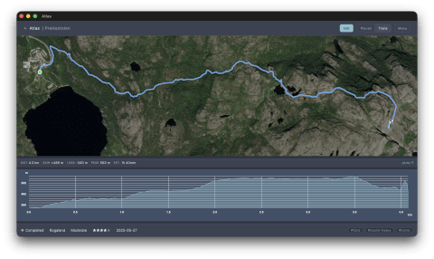 Ferd trail detail page