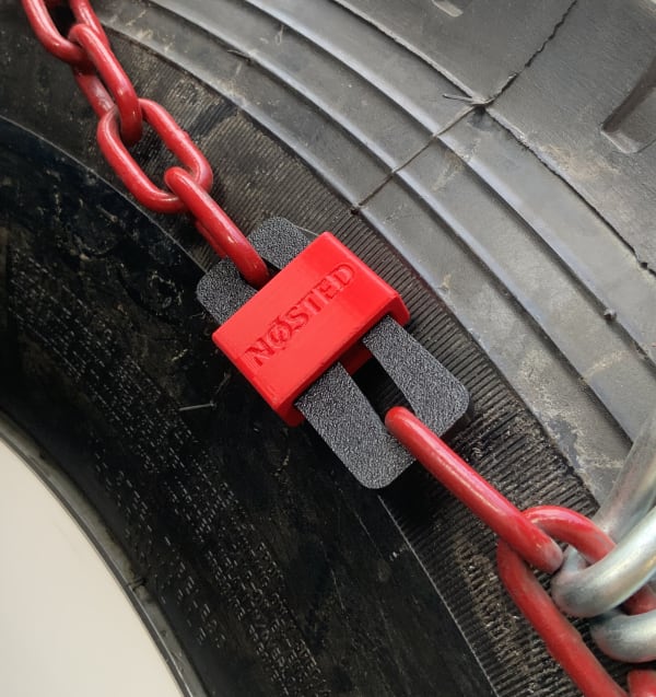 Wheel chain lock