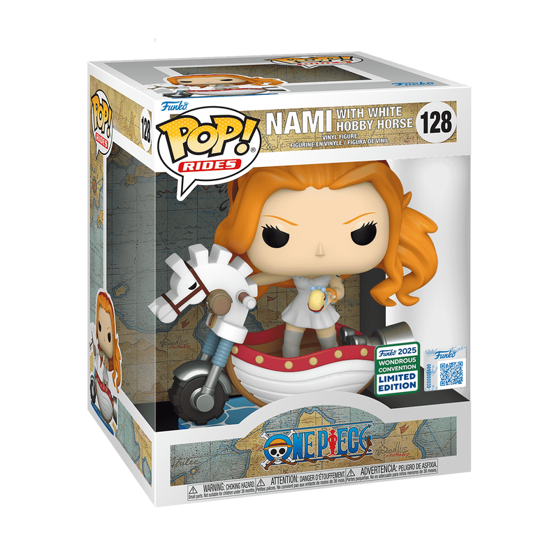 Фігурка Rides Deluxe Nami with White Hobby Horse / Намі з білим конем #128 — Funko Pop, фото 2
