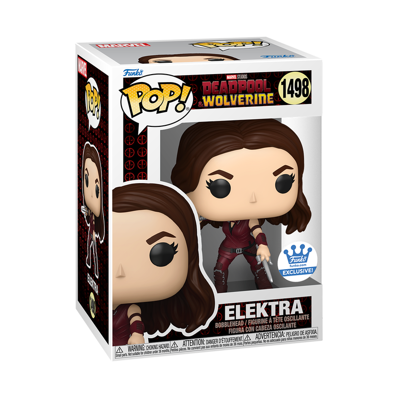 Фігурка Pop! Elektra with Sai (Metallic) / Електра з Сай #1498 — Funko Pop, фото 2