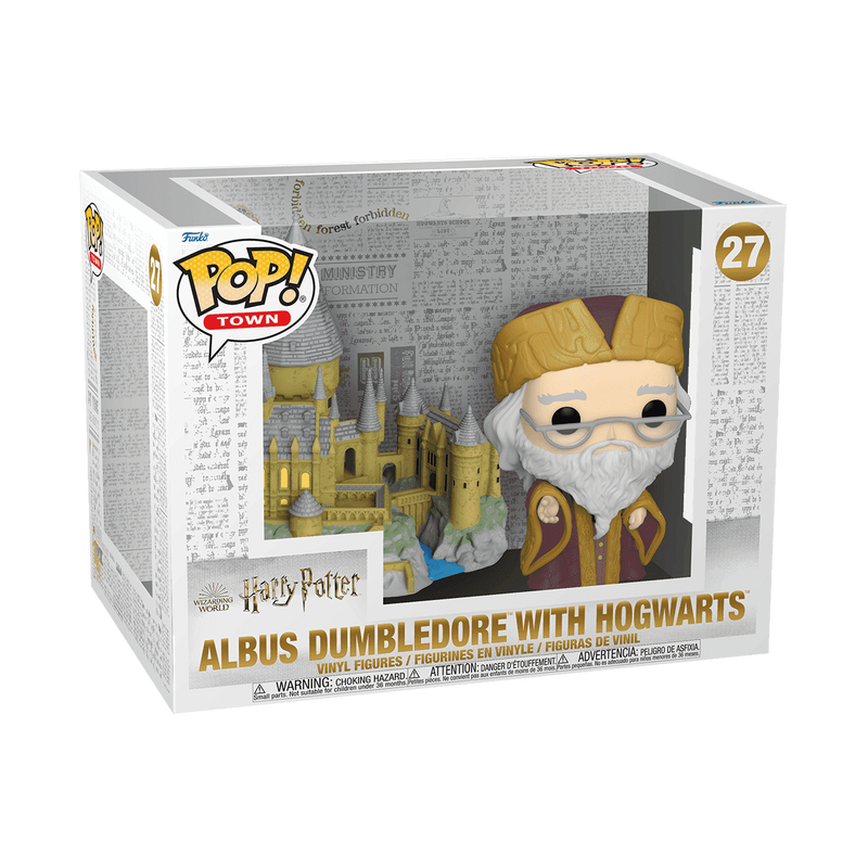 Фігурка Pop! Town Albus Dumbledore with Hogwarts / Дамблдор з Гоґвортсу #27 — Funko Pop, фото 2