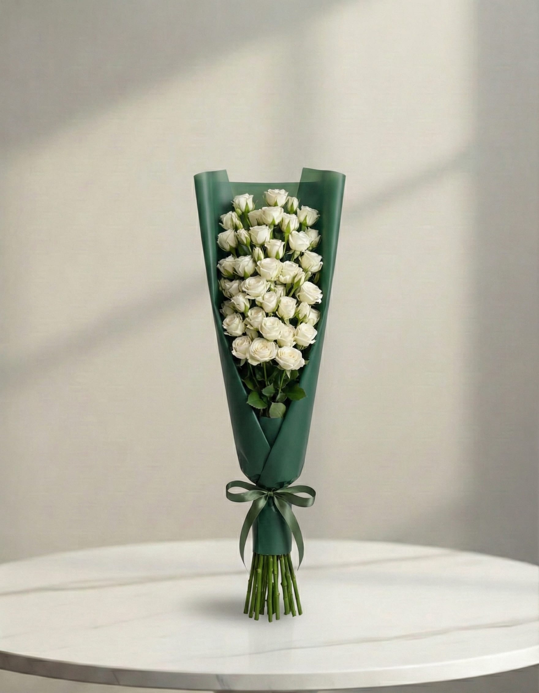 باقة بيبي جوري أبيض فاخرة