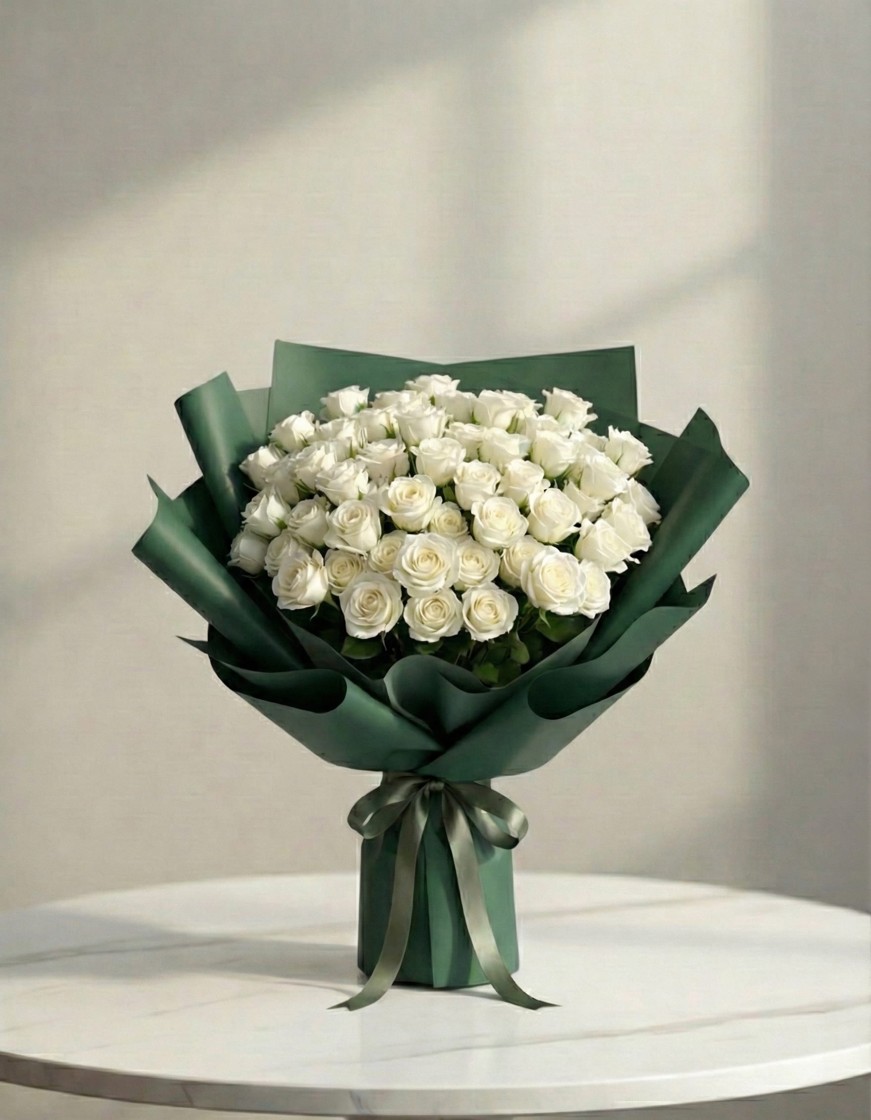 باقة بيبي جوري أبيض نقي