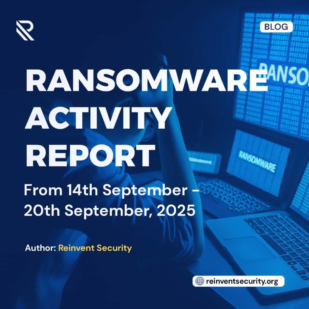 Ransomware Activity Report from 14th September - 20th September 2025