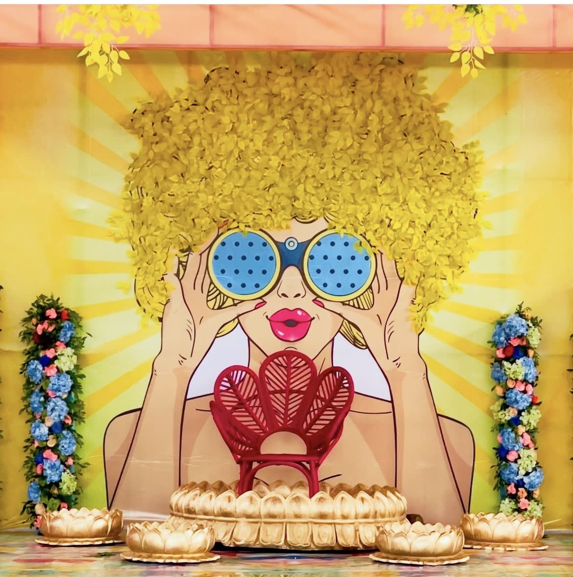 Trending haldi decor