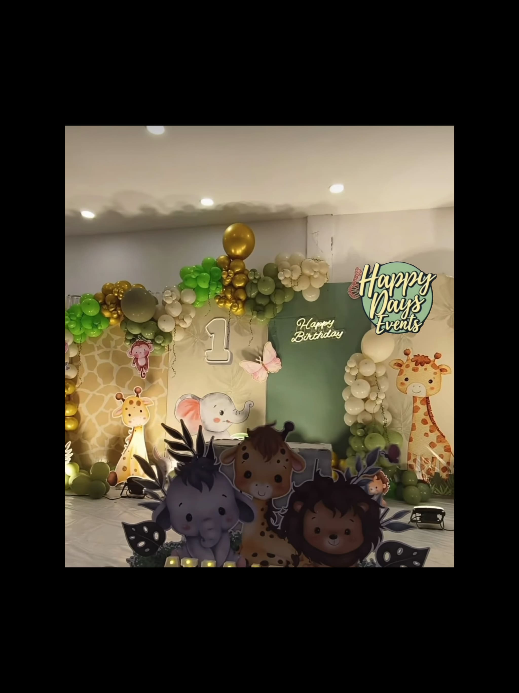 Animal Theme Decor for Boy Birthday Party 