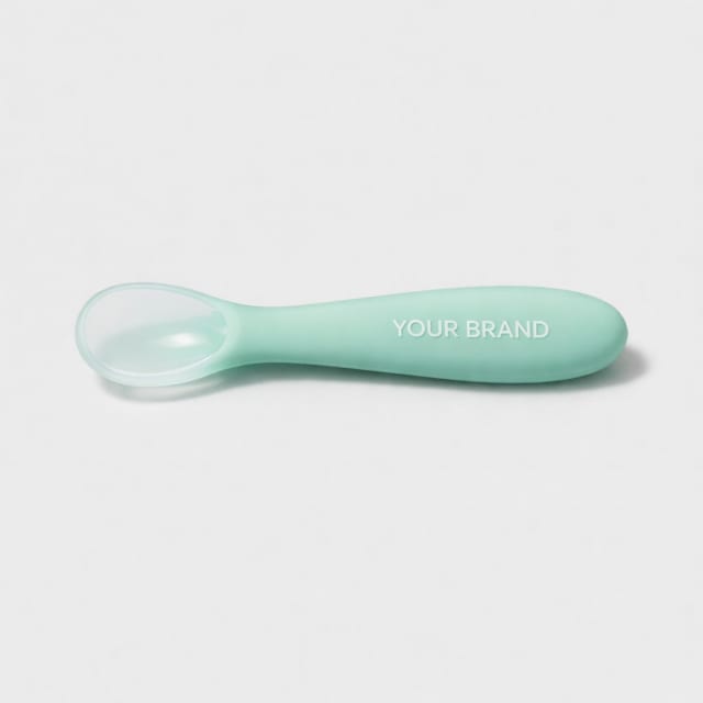 Baby Silicone Feeding Spoon white label idea