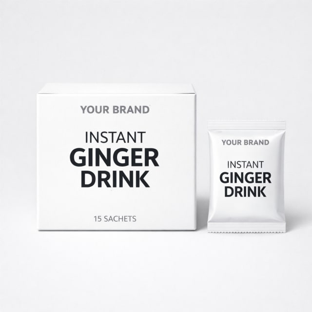 Instant Ginger Drink Sachets white label idea