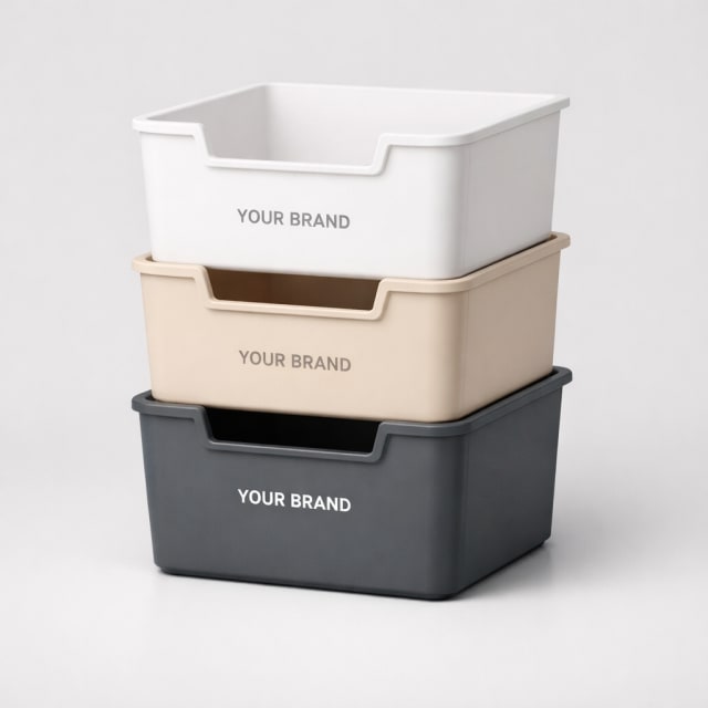Stackable Storage Bins white label idea