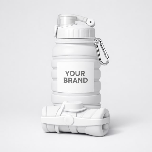 Collapsible Silicone Water Bottle white label idea