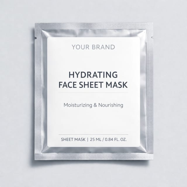 Hydrating Face Sheet Mask white label idea