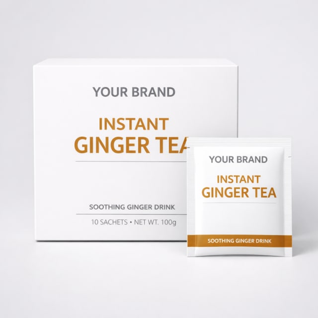 Instant Ginger Tea Sachets white label idea