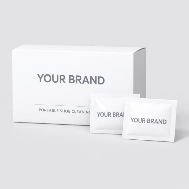 Portable Shoe Cleaning Wipes white label idea