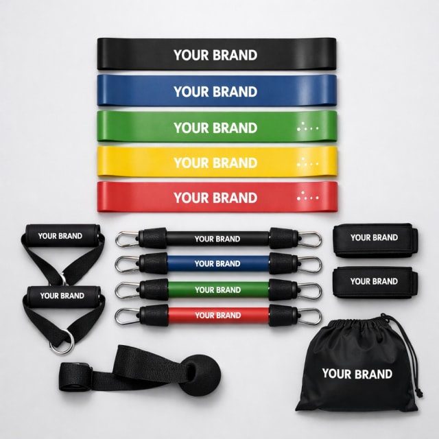 Resistance Bands Set white label idea