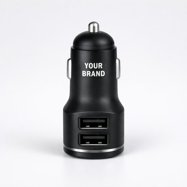 Dual-USB Car Charger white label idea