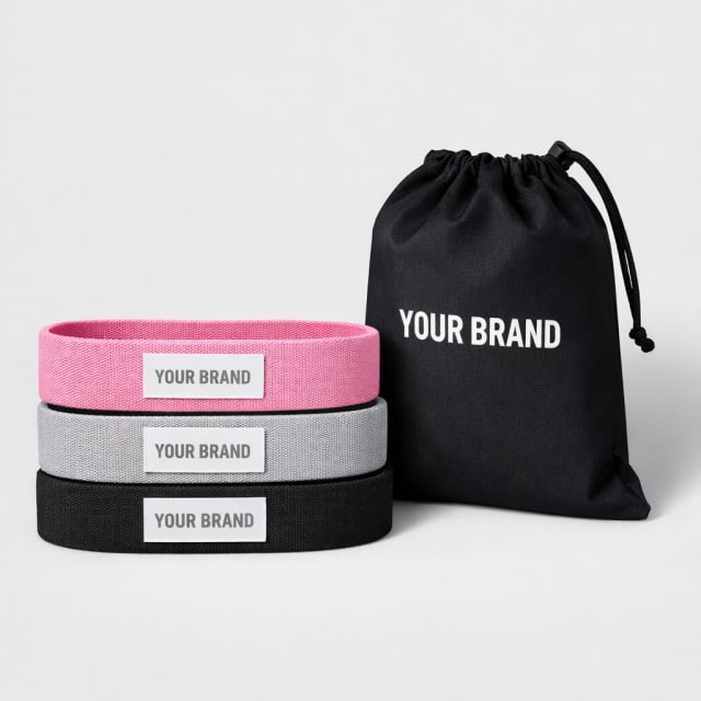 Fabric Resistance Bands Set white label idea