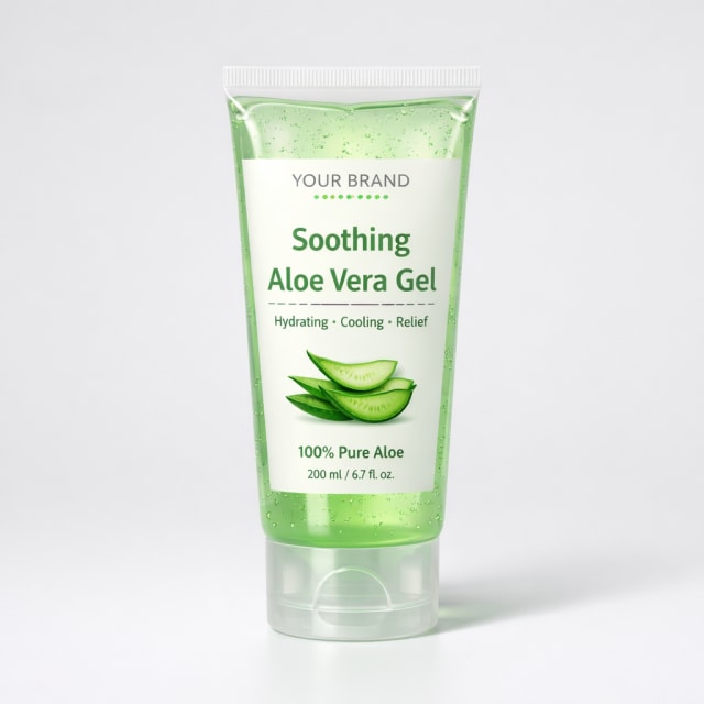 Soothing Aloe Vera Gel white label idea