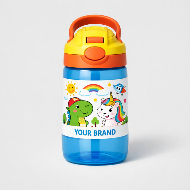 Children’s BPA-Free Plastic Water Bottle white label idea