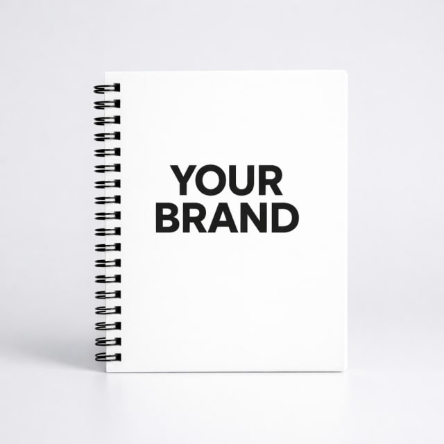Printed Spiral Notebooks white label idea