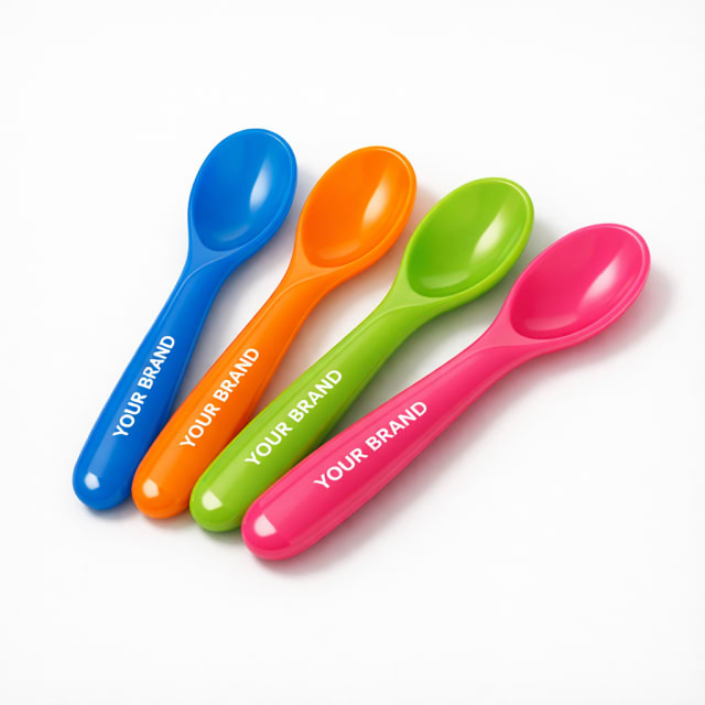 Kids’ BPA-Free Plastic Feeding Spoons white label idea